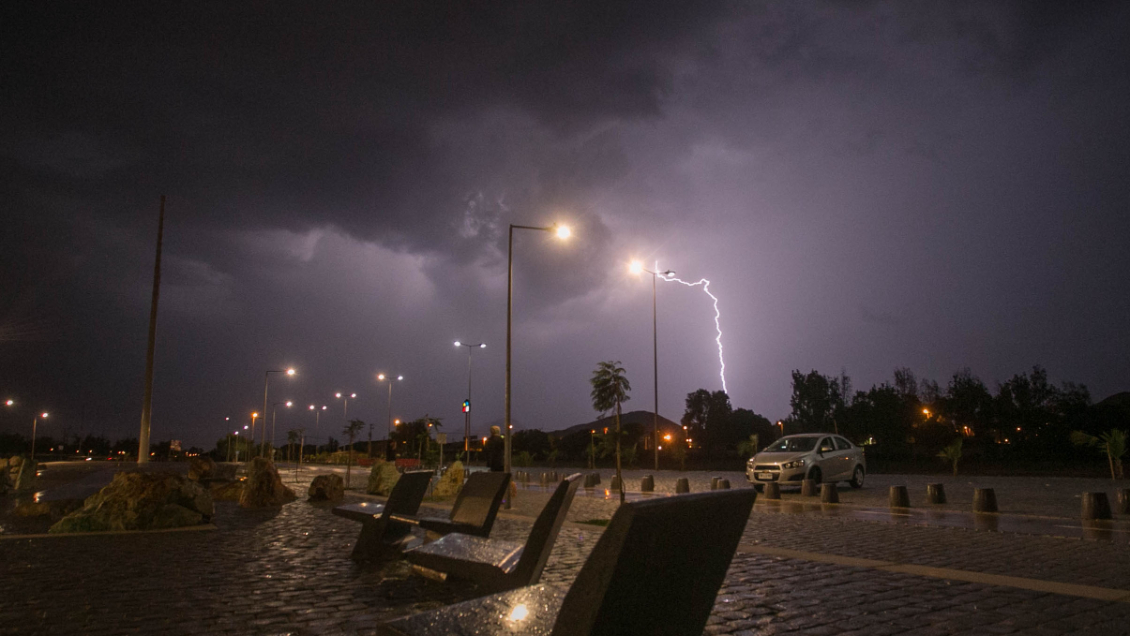 Precipitaciones y tormentas eléctricas afectan al sector cordillerano de Antofagasta