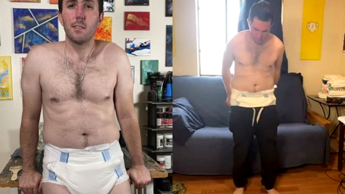 Hombre de 35 años usa pañales y quiere normalizarlo: “No estoy avergonzado”