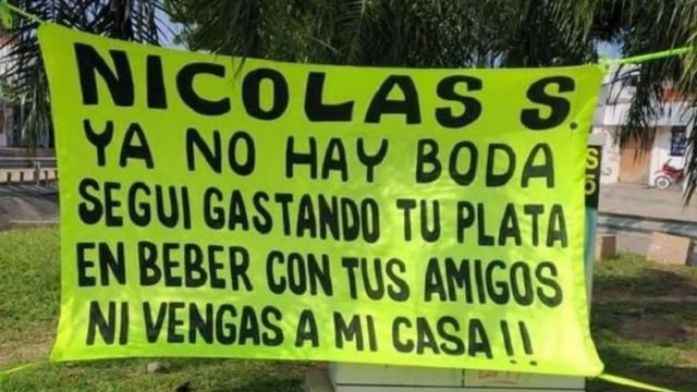 Canceló su casamiento con mensaje que se volvió viral: “Sigue gastando tu plata en beber”