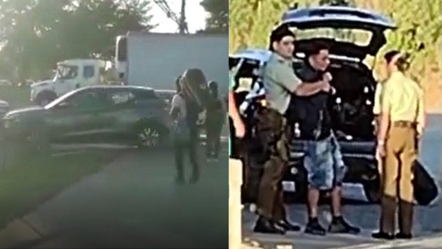 Violento robo de vehículo a mujer en mall de Linares y rápida detención del ladrón