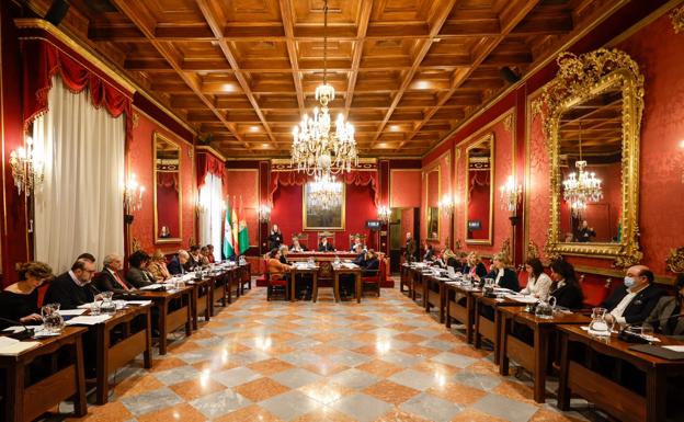 Pleno del Ayuntamiento de este viernes./PEPE MARÍN