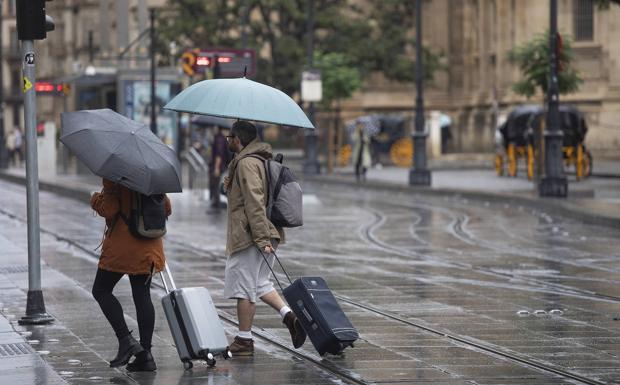 Aemet activa el aviso amarillo en en varias provincias Andalucía por fuertes lluvias y granizo