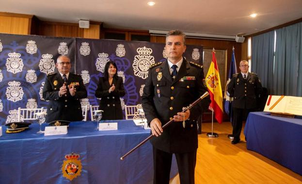 José Luis Delgado, nuevo jefe de la Policía Nacional de Motril. /JAVIER MARTÍN