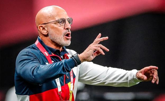 Luis de la Fuente, al frente de la selección olímpica española. /R.C