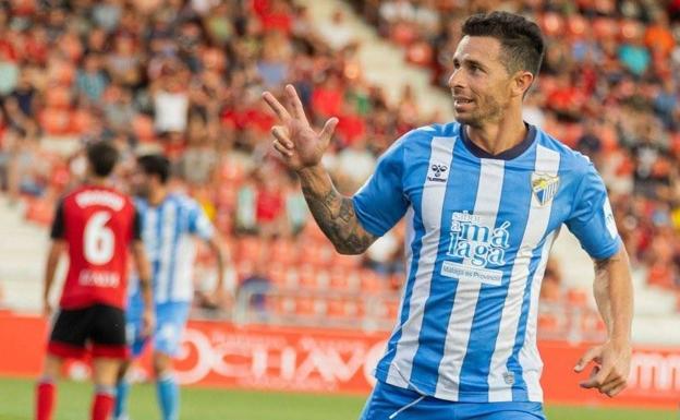 Rubén Castro celebra uno de los tres goles que ha anotado este curso. /LALIGA