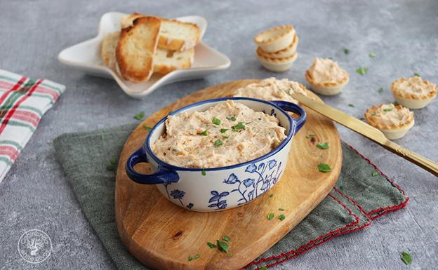 Receta de paté de langostinos al pilpil o al ajillo