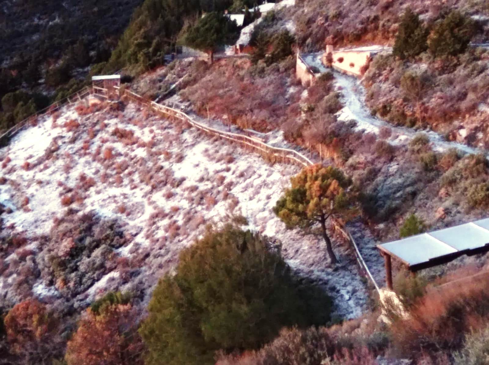 Nieve en Peña Escrita. /FEDE