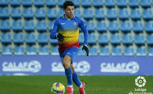 Daniel Morer, en el partido de la pasada jornada ante el Albacete. /laliga