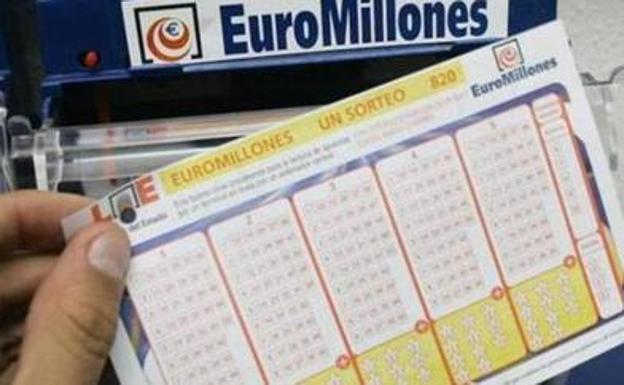 Boleto de Euromillones como el sellado en Albolote./