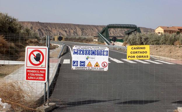 Las obras obligan a cortar el tráfico durante varios días./Torcuato Fandila