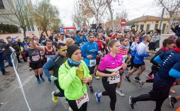 Instante de la salida de la carrera. /ALFREDO AGUILAR
